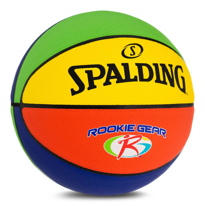 Rookie Gear Youth Kids' Indoor/Outdoor Multi-Colour Composite Basketball, Size 5 (27.5-in) A6212