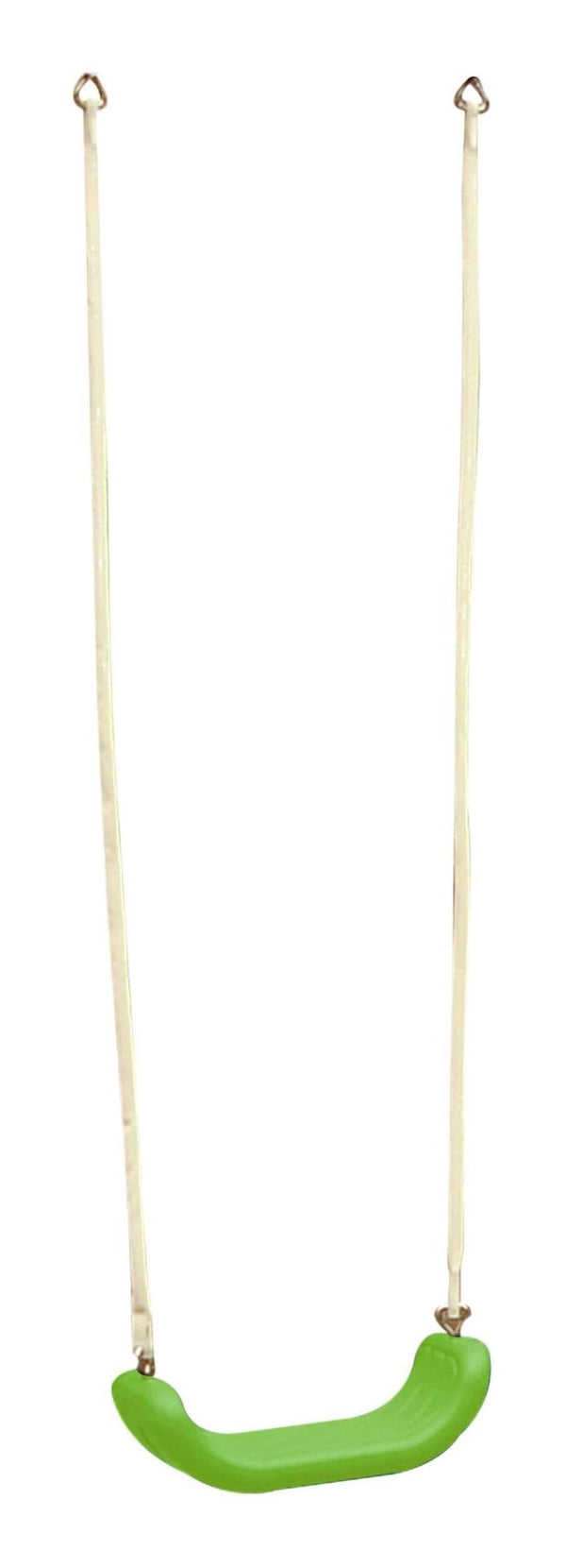 Outdoor Replacement Swing Seat with Two Rings and a Rope, Ages 4+, Green M0534