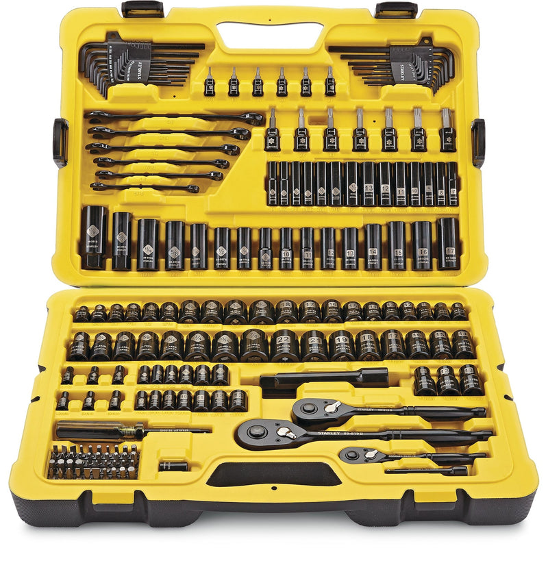 Professional Grade Black Chrome Socket Set, 183-pc, SAE/Metric U8700