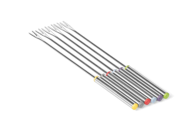 Stainless Steel Fondue Fork Set, Dishwasher Safe, One Size, 6-pc N5238