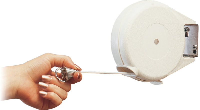 Heavy Duty Retractable Clothesline for Indoor & Outdoor, 50-ft Y0791