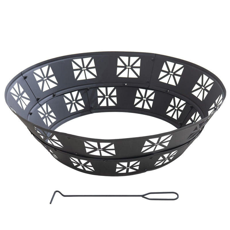 Shelton Fire Ring, Black O3986