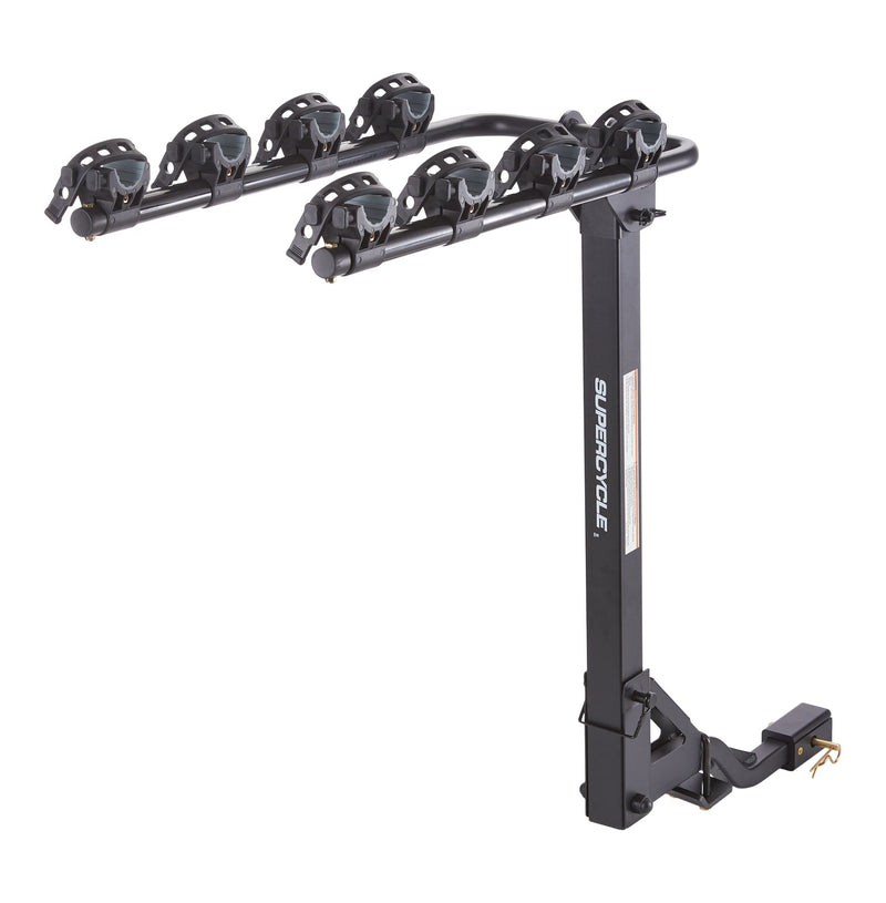 Dual Arm Hitch Mounted Hanging Bike Carrier, 4-Bikes O7859