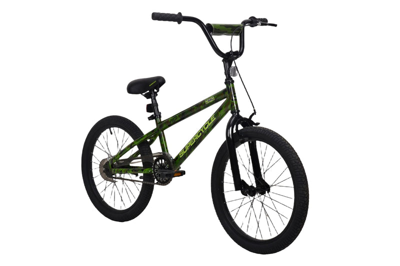 Youth Bike with Hi-Ten Steel Frame, 20-in, Camo Q8377