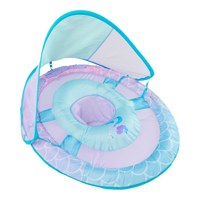 Baby Spring Pool/Water Float with Removable Sun Canopy, Mermaid Design, Ages 9-24m Y0160