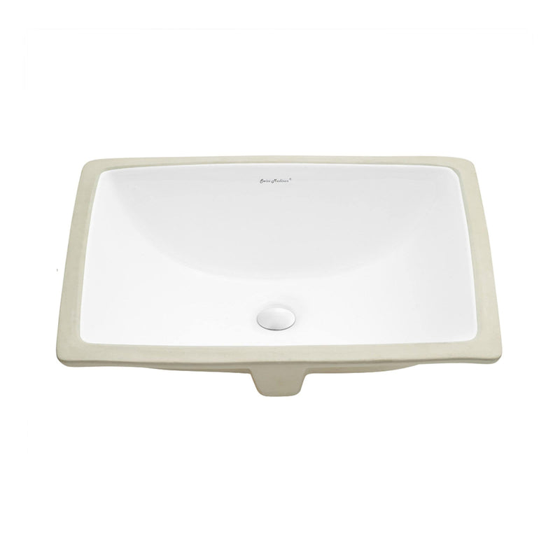 Plaisir 18.5 Rectangular Under-Mount Bathroom Sink L6398