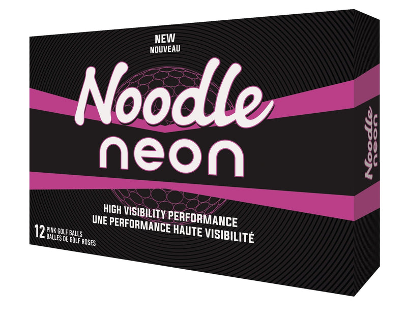 Noodle Neon Golf Balls, Pink, 12-pk D9289