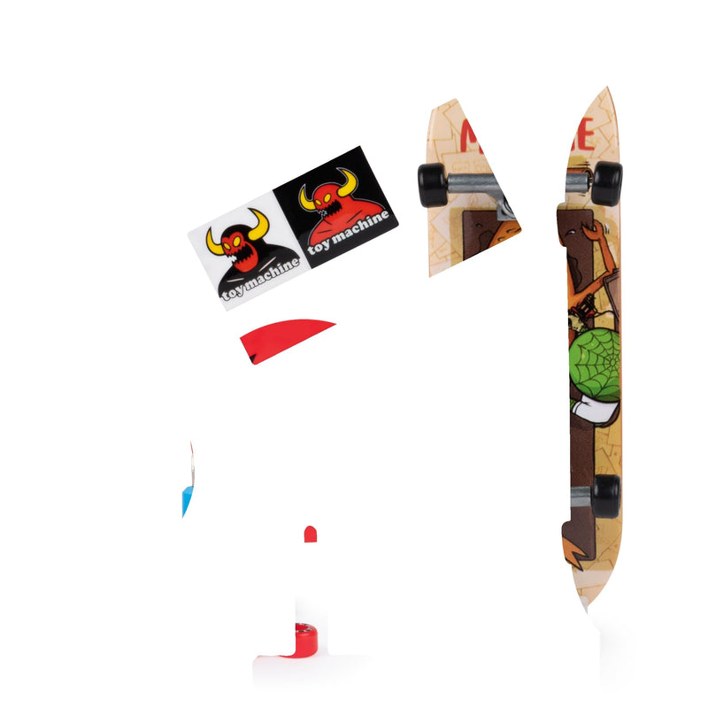 96-mm Fingerboard Mini Skateboard with Authentic Designs, Ages 6+ T5442