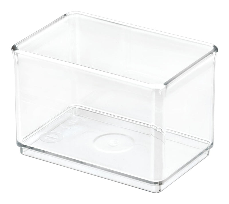 Clear Stackable Large Shallow Organizing Storage Bin, 1.75-L G3692