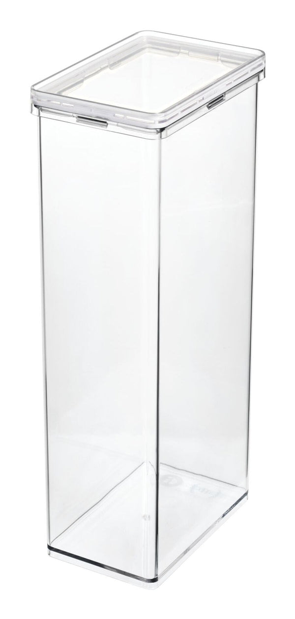 Clear Plastic Pasta Storage Canister Container with Airtight Lid B4230