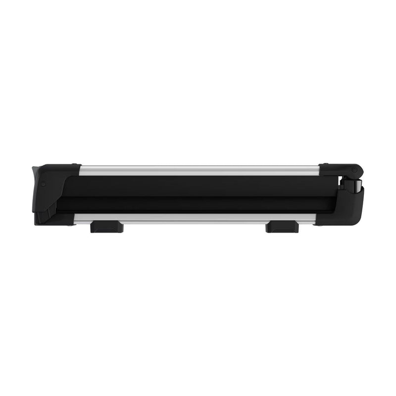 SnowPack Stainless Steel Roof Top Mount Ski/Snowboard Rack, Medium, Black, 2-pc K9736