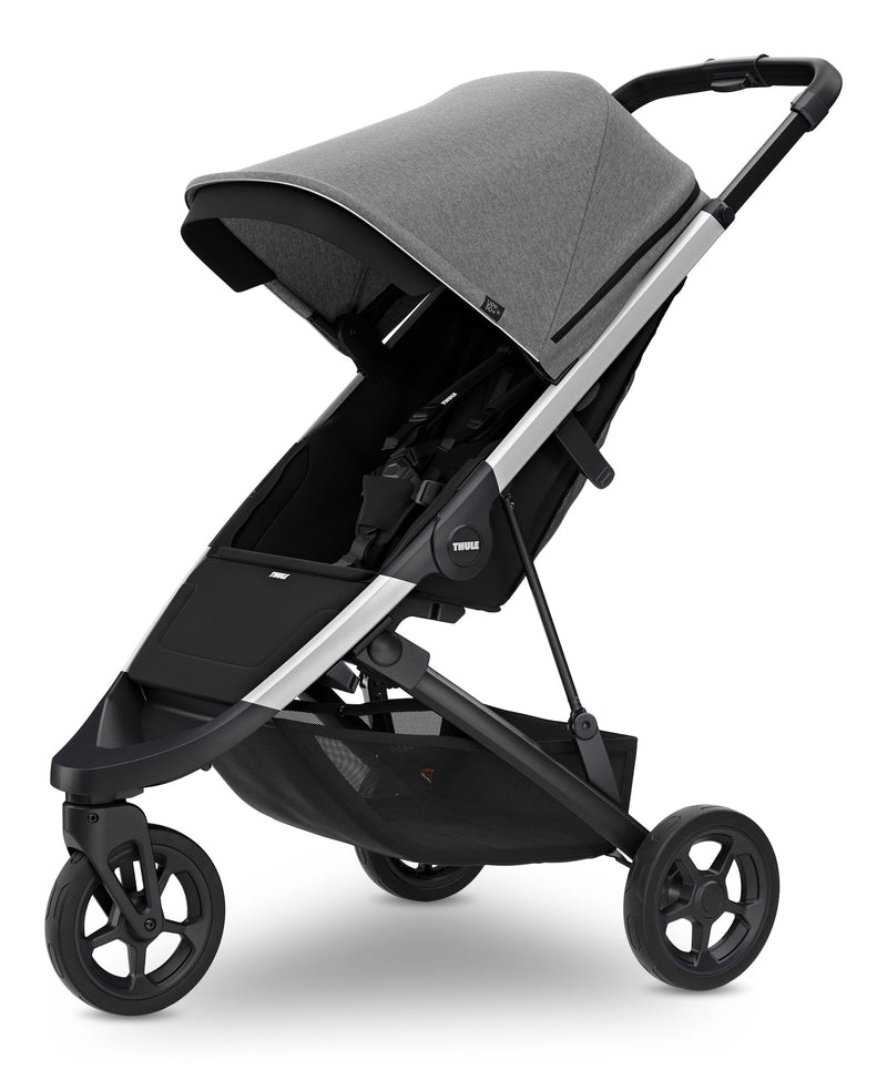 Spring Lightweight Everyday Stroller, Grey Mélange X7033