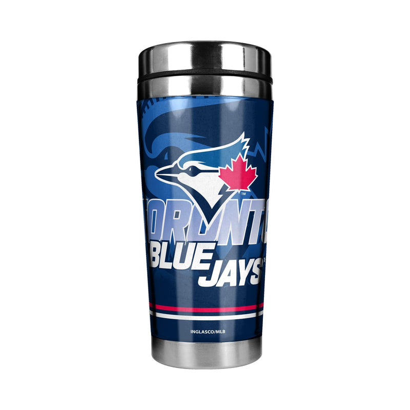 Stainless Steel Travel Mug For Baseball Fans/Collectors, 16-oz V2093