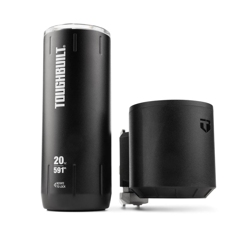 Stainless Steel Tumbler & Holder, 20-oz W2839
