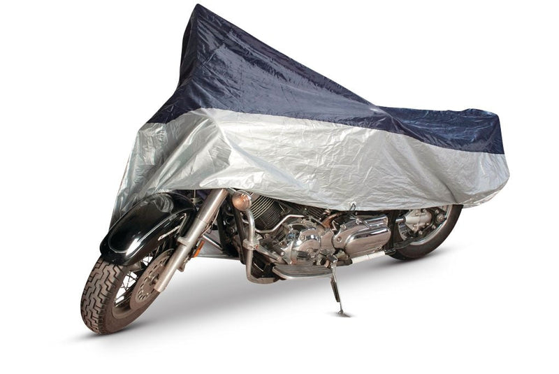 200 Series Fabric Motorcycle Cover for Water & UV Resistance, Large D5510