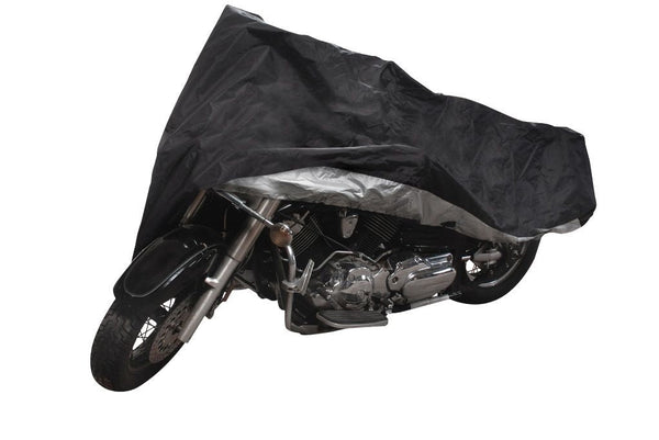 Premium Polyester Motorcycle Cover, Black, Large S4857