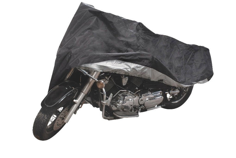 Premium Polyester Motorcycle Cover, Black, Medium A9753