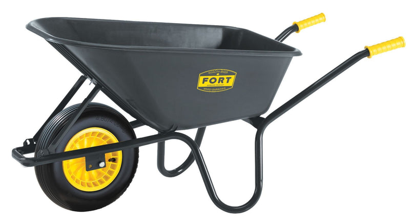 Poly Tray 1-Wheel Garden/Yard Wheelbarrow, 6-cu-ft X4155
