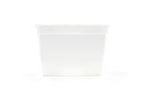 Clear Tote, 72-L, 2-pk