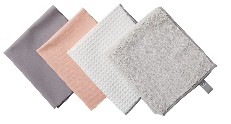 Microfibre Cloths, Assorted, 8-pk P9243