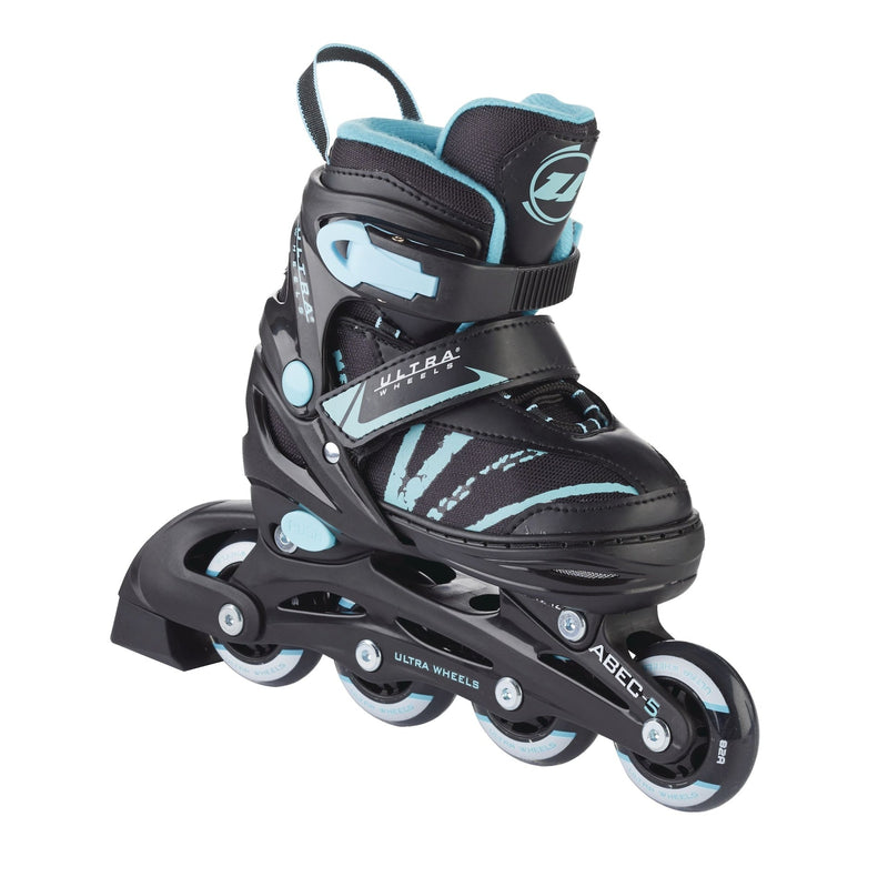 Adjustable Inline Skates, Teal, Assorted Sizes M3407