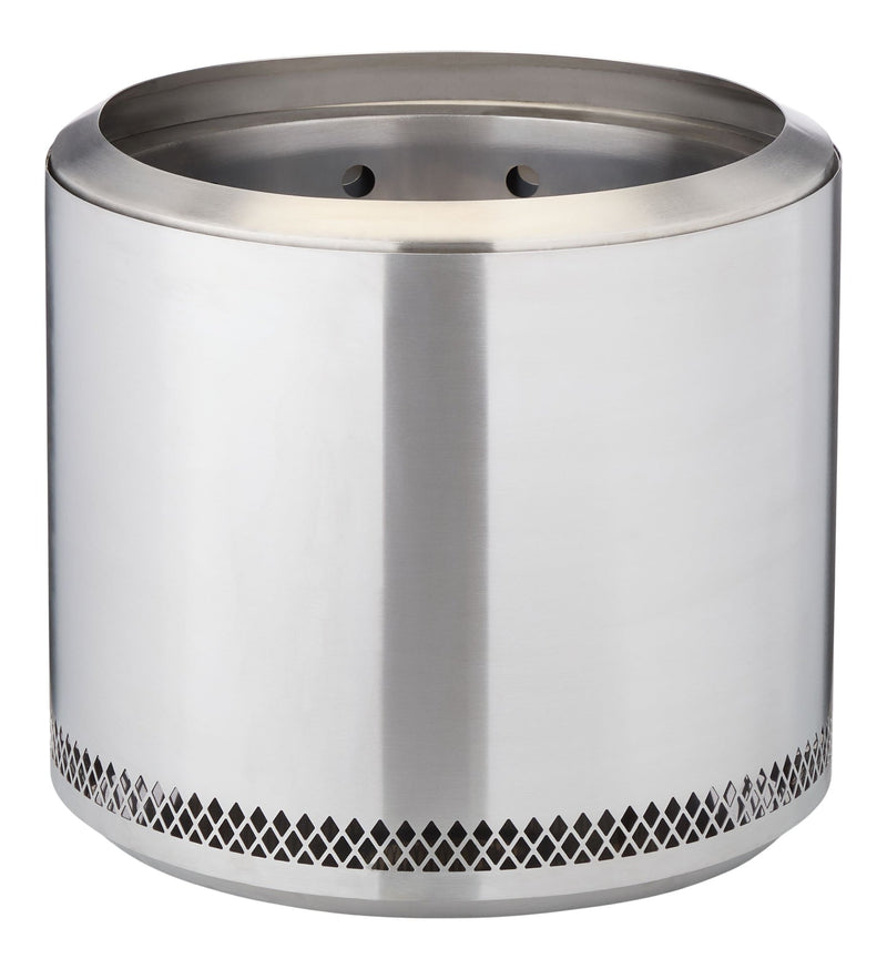 Stainless Steel Smokeless Bonfire Wood Burning Fire Pit, 19-in P1177