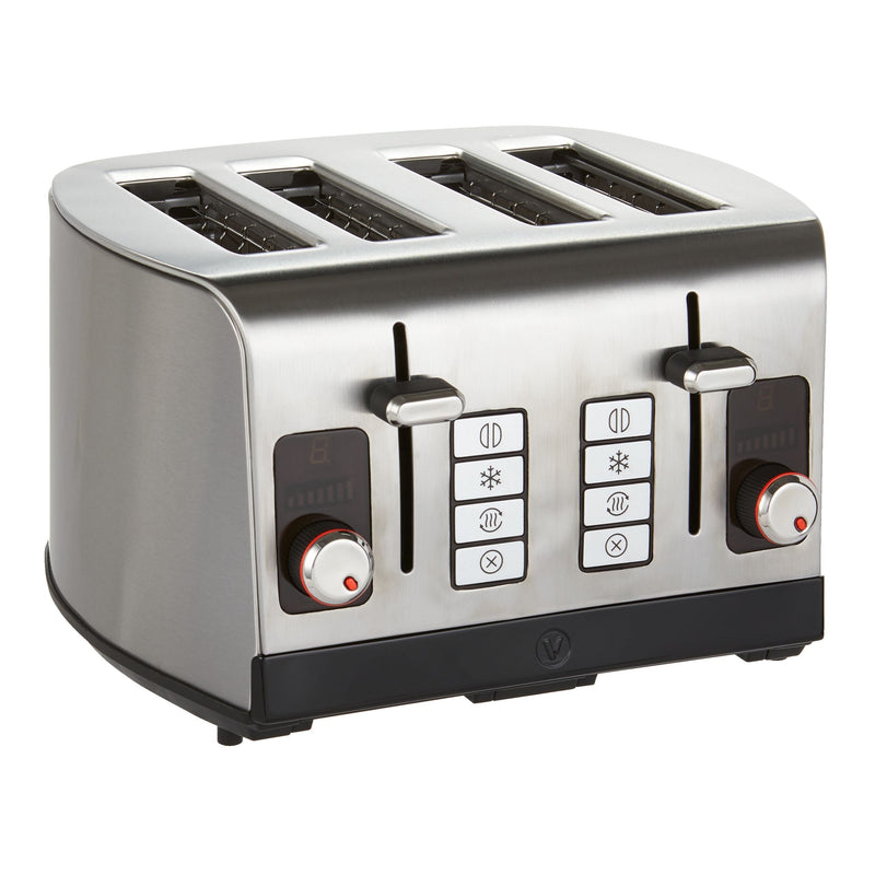 Digital Stainless Steel Toaster, 4-Slice S7809