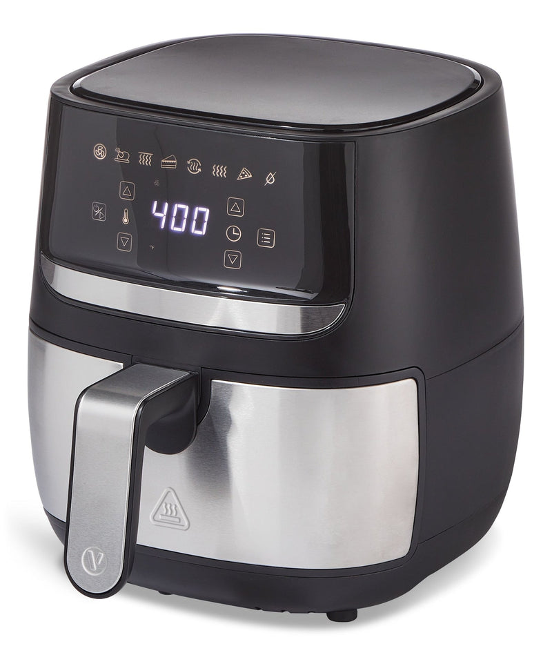 Stainless Steel Non-Stick Air Fryer, 4-qt L0665