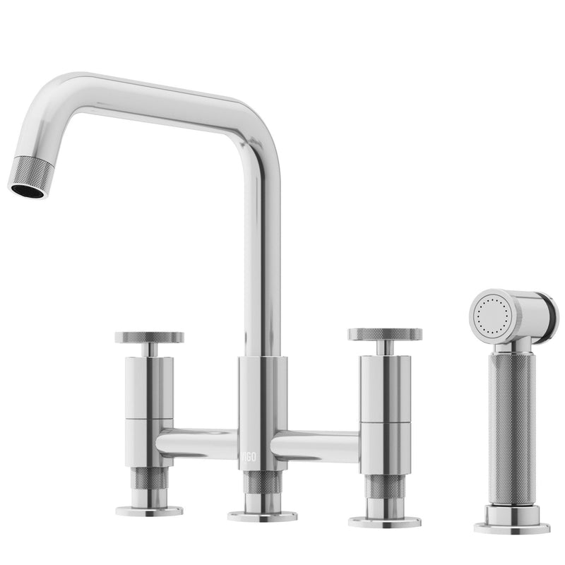 Cass 2-Handle Bridge Kitchen Faucet X3750