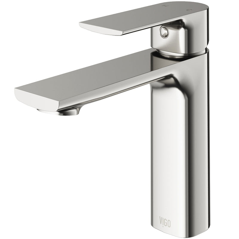 Davidson Single Handle Single Hole Bathroom Sink Faucet, WaterSense Certified, Brushed Nickel C4719