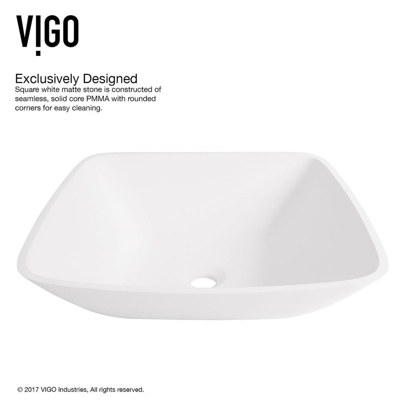 Hyacinth Matte Stone Round Vessel Bathroom Sink/Basin, Handpolished Construction, White N7894