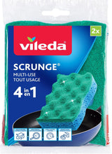 Scrunge Multi-Use, Non-Scratch Scrub Sponge, 2-pk