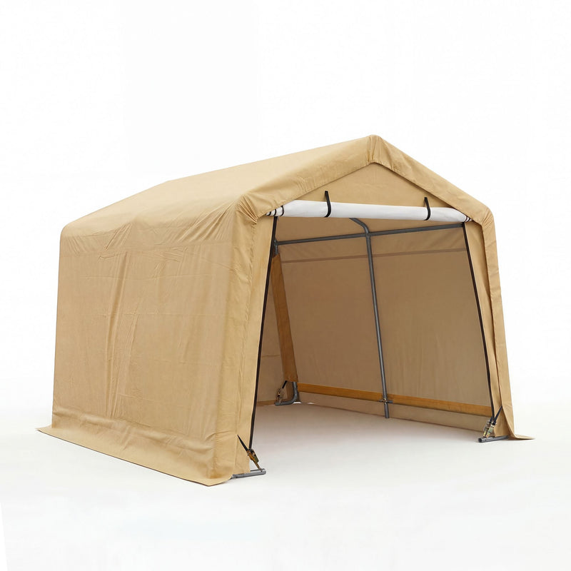 Weatherfast Waterproof Storage Shed with UV Protection, 10 x 10 x 8-ft F2635