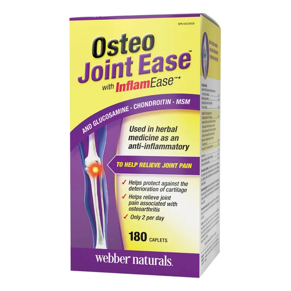 webber naturals Osteo Joint Ease, 180 caplets U8810
