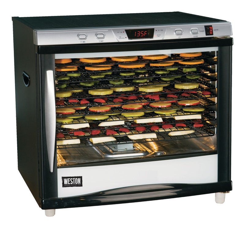 Pro-1200 12-Tray Digital 110V 1600W Dehydrator, 80-L I2989