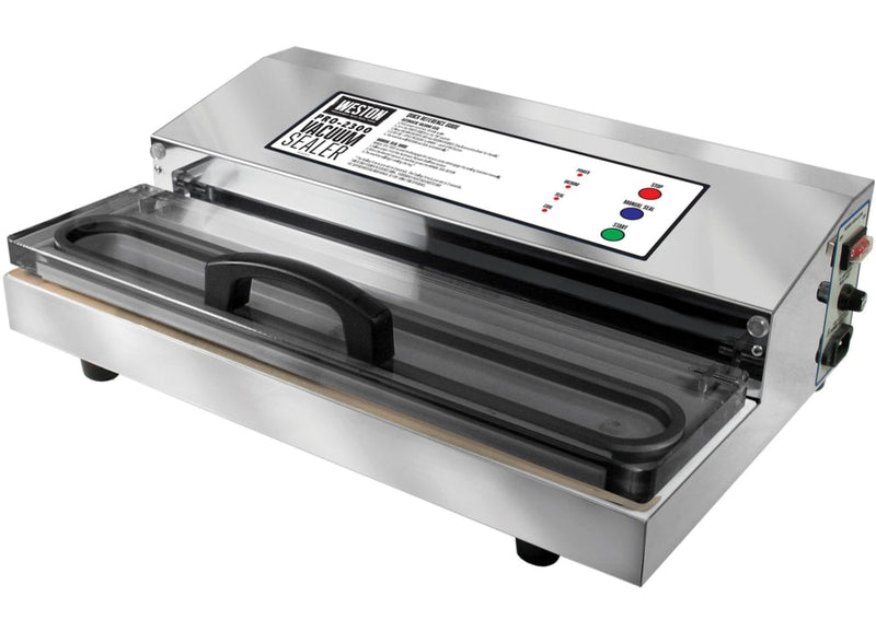 Pro-2300 Stainless Steel Commercial Grade Double Piston Pump Vacuum Sealer, Silver I3229