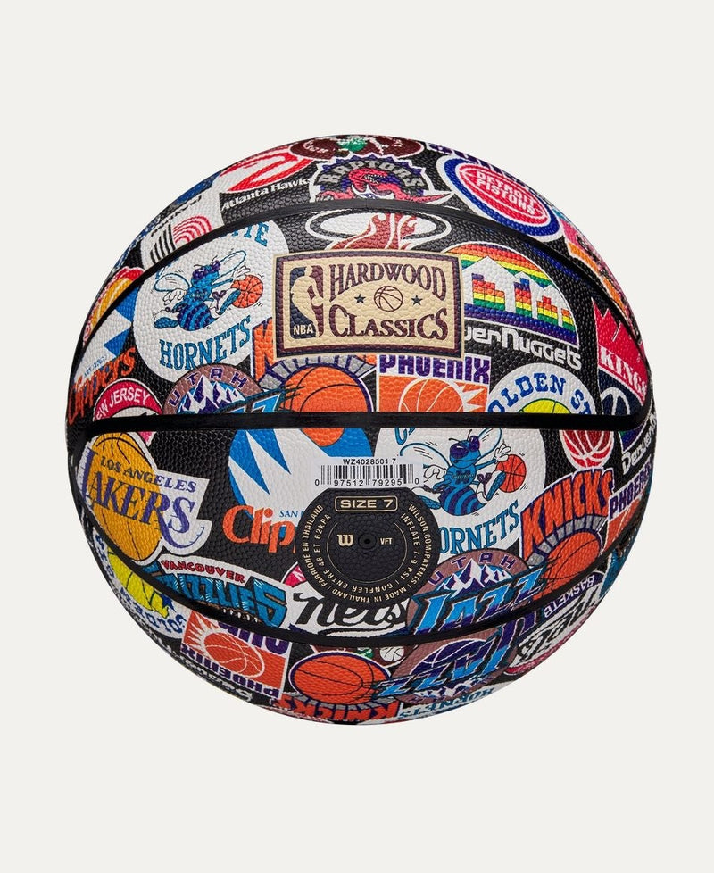 All Team Retro Classic Composite Leather Basketball, Official Size B8072