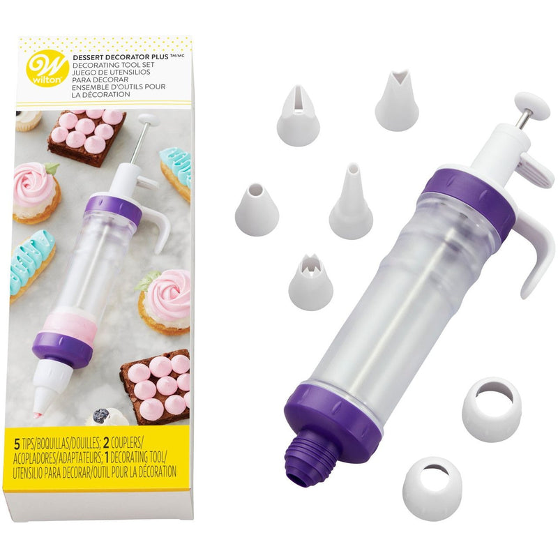 Plastic Dessert Decorator Plus Decorating Tool Set, 8-pc N4271