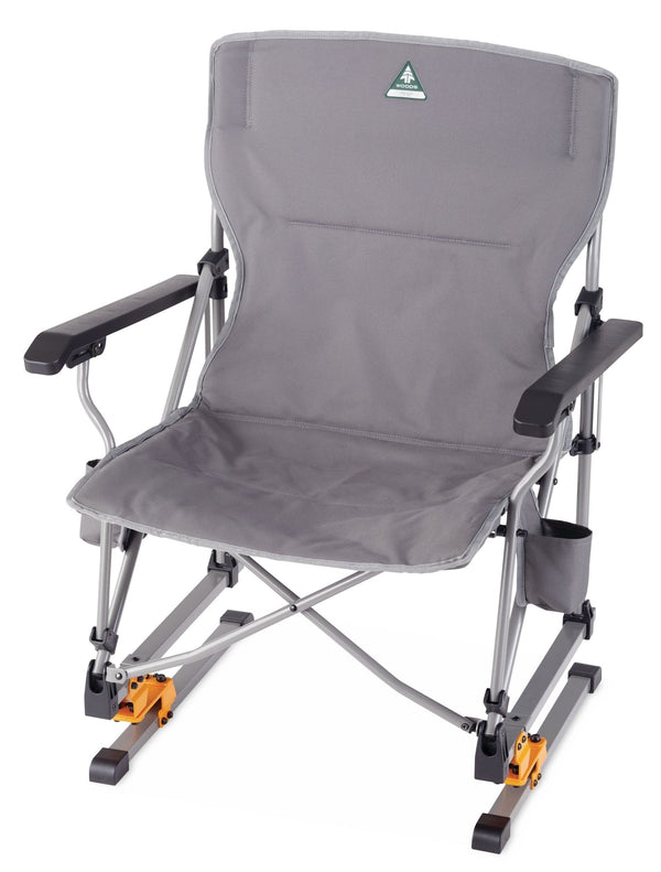 Bonavista Folding Camp Rocker Chair, Grey L6284