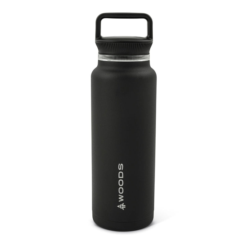 Double Wall Insulated Stainless Steel Portable Reusable Water Bottle with Top Handle, BPA-Free, 50-oz G7310