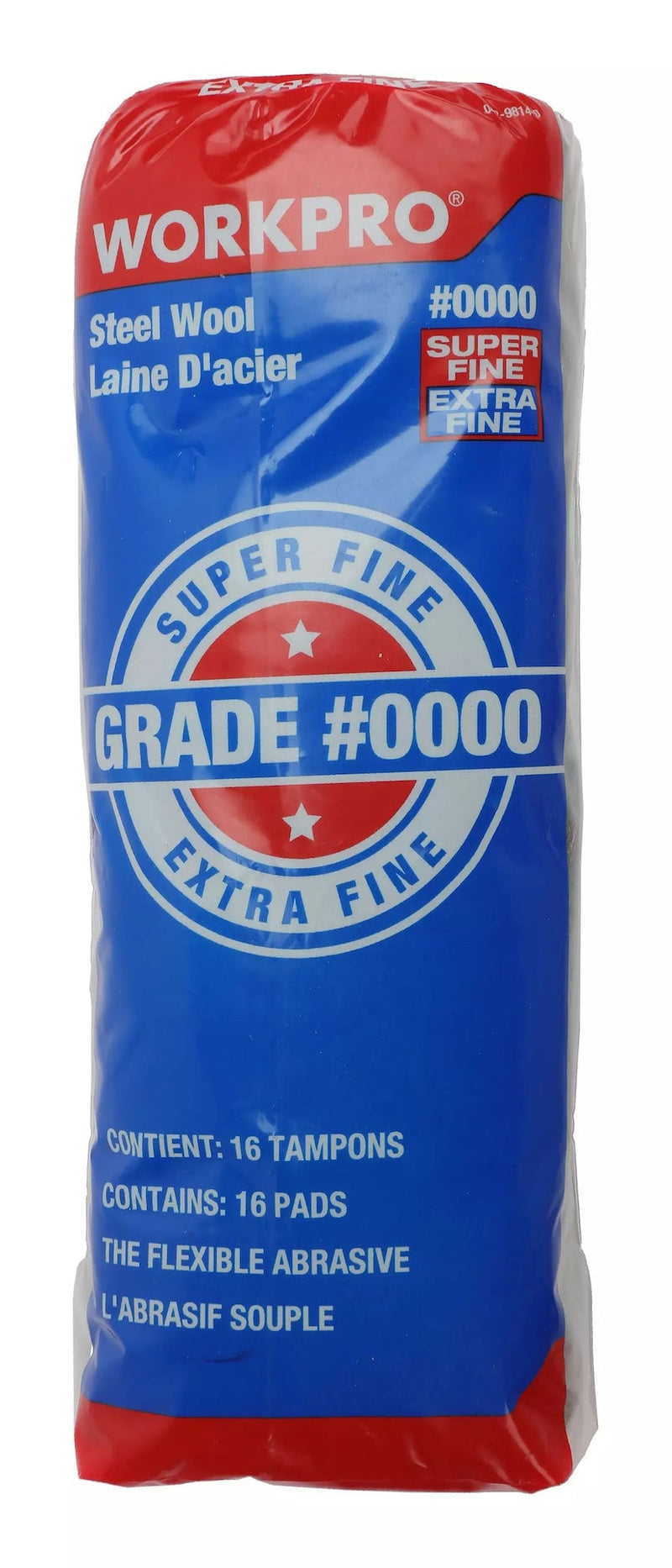 Steel Wool Pads For Multi-Surface Smoothing & Cleaning, Super Fine Grade, 16-pk V7090