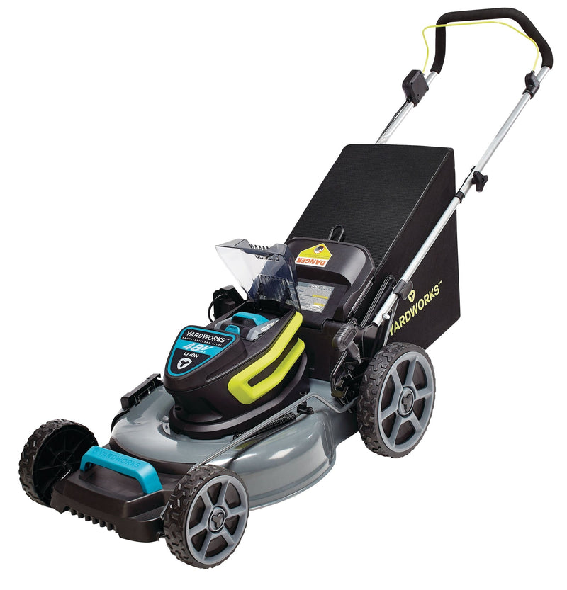 48V 3-in-1 Cordless Brushless Push Lawn Mower, 20-in with 5Ah Battery & Charger N9104