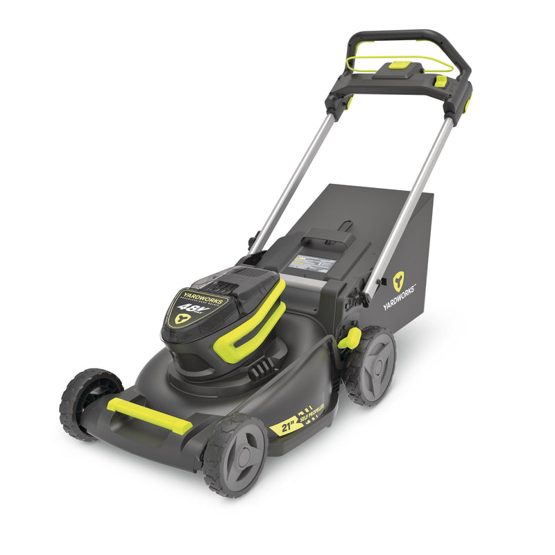 48V 3-in-1 Cordless Brushless Self-Propelled Mower, 21-in with 6Ah Battery & 2Ah Charger P8411