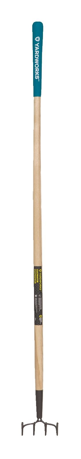 Steel 4-Tine Cultivator, 57-in Wooden Shaft Z8976