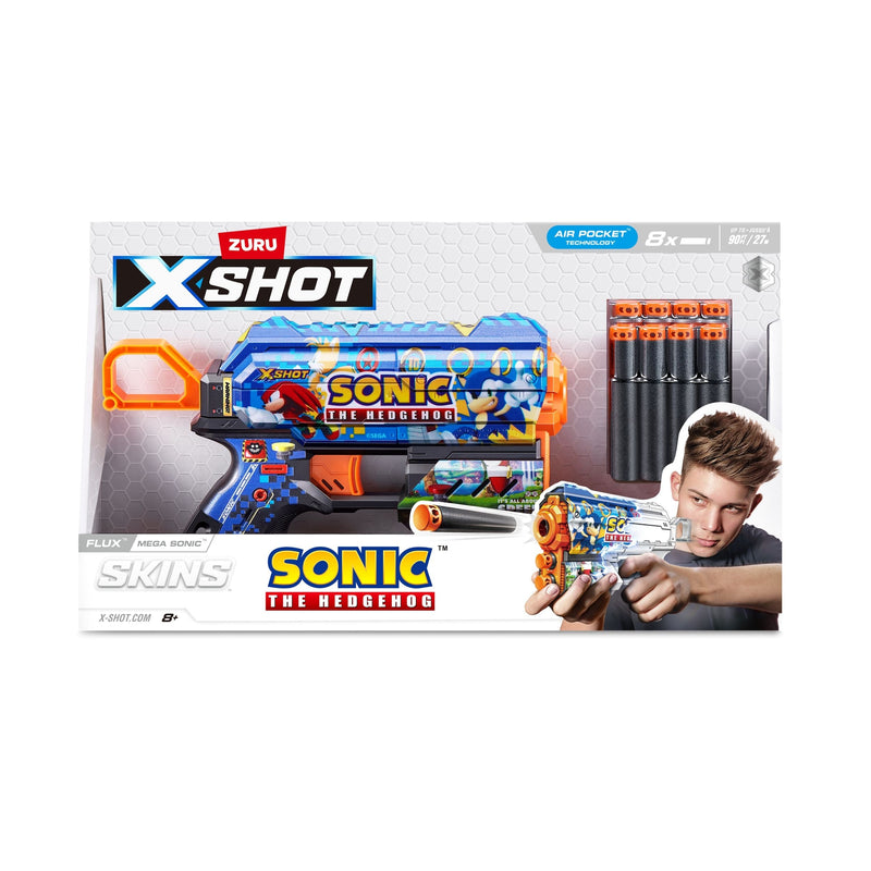Skins Flux Blaster, Includes 8 Darts, Ages 8+ U8586